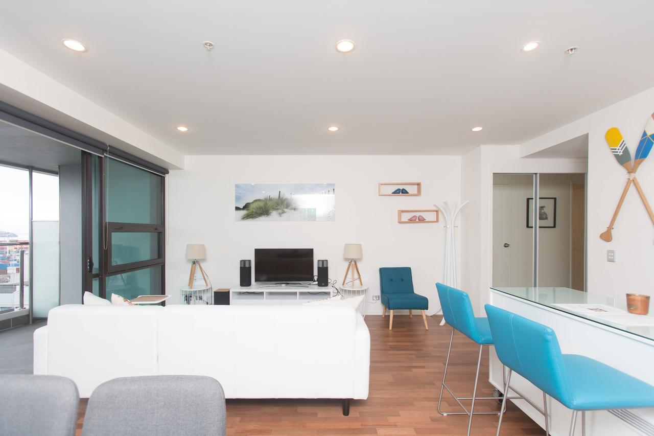 Ferienwohnung Perfect Location With Harbour Views Auckland Exterior foto