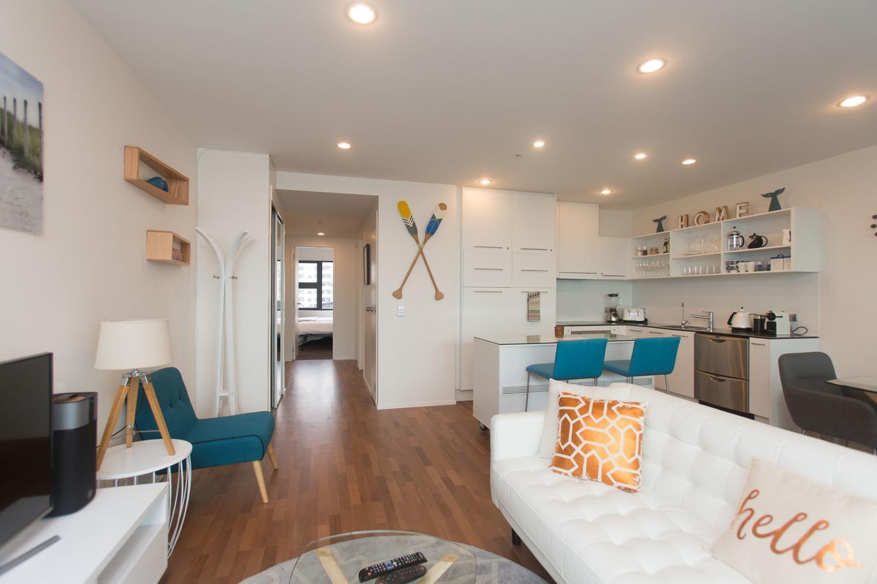 Ferienwohnung Perfect Location With Harbour Views Auckland Exterior foto